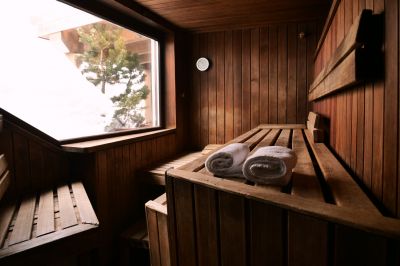 Outdoor Sauna Setup